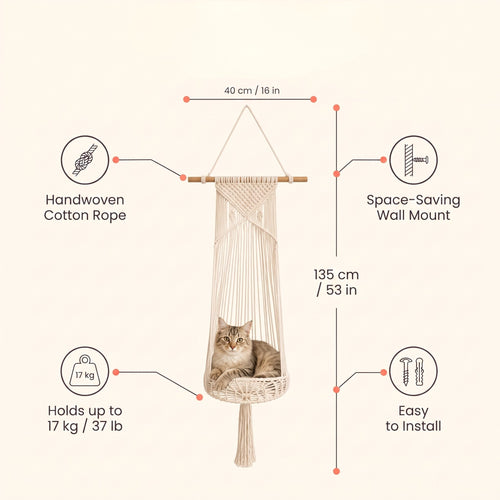 Handwoven Cat Bed